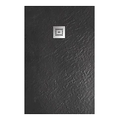 Душевой поддон BelBagno Uno 120*80*3,5 прямоугольный черный с сифоном и хромированной декоративной накладкой Душевой поддон BelBagno Uno 120*80*3,5 прямоугольный черный с сифоном и хромированной декоративной накладкой
