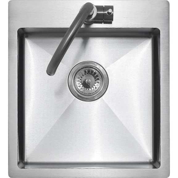 Кухонная мойка Melana ProfLine 44*48,5 врезная прямоугольная сатин