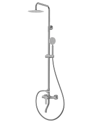 Душевая стойка Rush Santiago SUS1116-40 с изливом сатин Душевая стойка Rush Santiago SUS1116-40 с изливом сатин