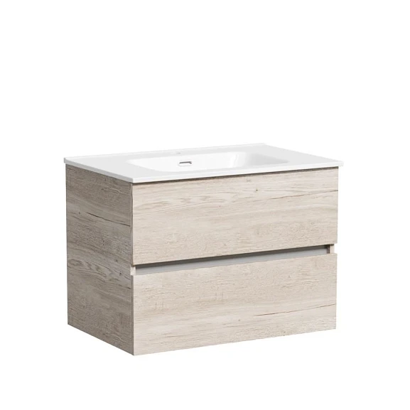 Тумба с раковиной Sancos Urban 70 дуб галифакс натуральный