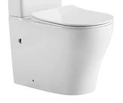 Чаша унитаза Prato Кодэ 6092А безободковая Торнадо с крышкой-сиденьем микролифт