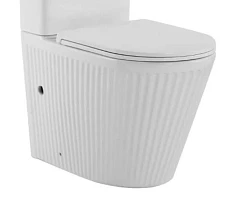 Чаша унитаза Prato Монблан 6096А безободковая Торнадо с крышкой-сиденьем микролифт