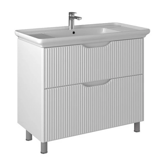 Тумба под раковину Briz Монблан 105 белый глянец