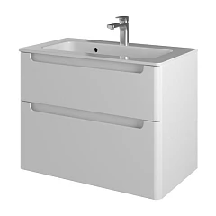 Тумба под раковину Briz Эстель 80 белый глянец