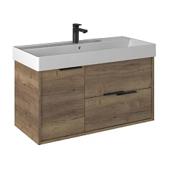 Тумба под раковину Briz Тесо 100 дуб веллингтон табак