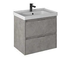 Тумба с раковиной Briz Чикаго 70 бетон
