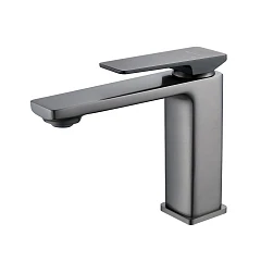 Смеситель Shevanik S8901T-1 для раковины вороненая сталь