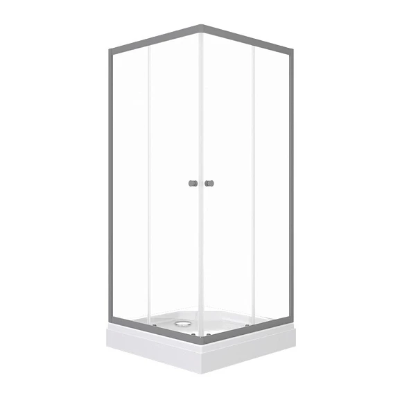 Душевое ограждение Triton Вента-Графит 90*90*202 с поддоном