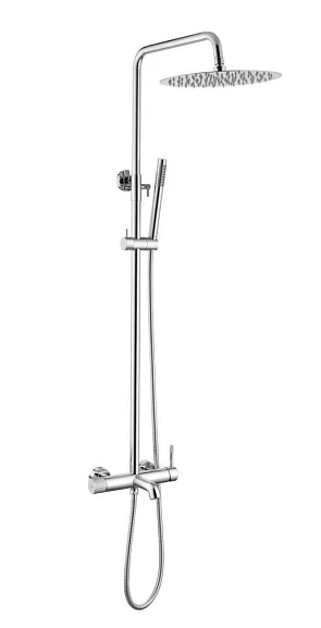 Душевая стойка Boheme Uno 468-CR с изливом хром