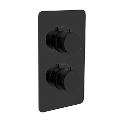 Термостат Boheme Cell 134-2-SGM для ванны и душа скрытый монтаж на 2 потребителя графит глянец