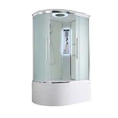 Душевая кабина AvaCan EM5812 120х80х220 R матовая с LED-подсветкой и гидромассажем