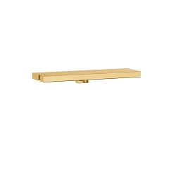 Держатель для душевой лейки Vincea VSRC-41BG с полкой и подводом воды брашированное золото