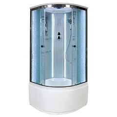 Душевая кабина AvaCan EM5011 LED 110*110*220 (высокий поддон) Новая модификация