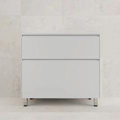 Тумба с раковиной Style Line Лима 90 напольная белая матовая