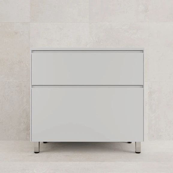 Тумба с раковиной Style Line Лима 90 напольная белая матовая