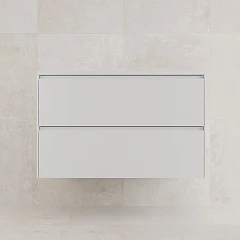 Тумба с раковиной Style Line Лима 90 подвесная белая матовая