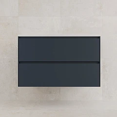 Тумба с раковиной Style Line Лима 90 подвесная графит