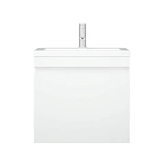 Тумба под раковину Corozo Альтаир 60 белый глянец подвесная