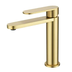 Смеситель Raglo R10.10.03 для раковины золотой сатин