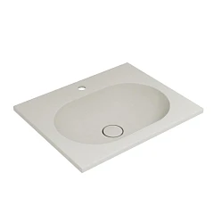 Мебельная раковина Vincea VCB-4H600J 60*48 кварц жасмин (приобретается в комплекте с тумбой)