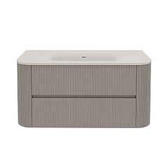 Тумба под раковину Vincea Alto 100 светло-серая матовая