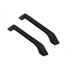 Ручки для ванны Delice серии Elite скобообразные черные матовые