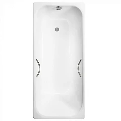 Чугунная ванна Delice Aurora 170х70 с отверстиями под ручки