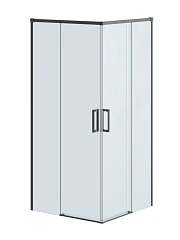 Душевой уголок Cezares Plane 90*90*195 квадратный, профиль оружейная сталь без поддона