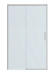 Душевая дверь в нишу Cezares Plane 110*195 профиль сатин без поддона