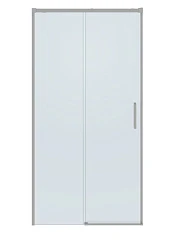 Душевая дверь в нишу Cezares Plane 100*195 профиль сатин без поддона