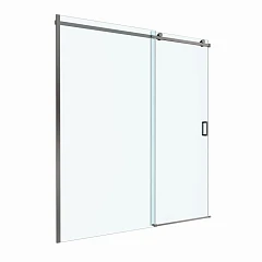 Душевая дверь в нишу BelBagno Soft Close 2 180*200 профиль оружейная сталь без поддона