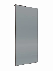 Душевая перегородка BelBagno Walk-in Uno 80*200 стекло графит профиль оружейная сталь без поддона