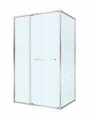 Душевой уголок Cezares Lux 110*80*195 профиль хром без поддона