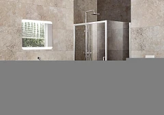 Душевой уголок BelBagno Unique 110-125*80*190 без поддона