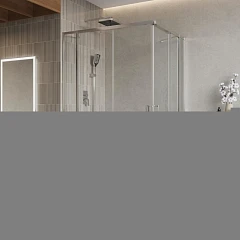 Душевой уголок BelBagno LUCE-AH-22-120/105-C-Cr 120*105*195 без поддона