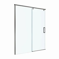 Душевая дверь в нишу BelBagno Soft Close 160*200 профиль оружейная сталь без поддона