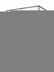 Душевой уголок Cezares Lux 130*80*195 профиль оружейная сталь без поддона