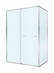 Душевой уголок Cezares Lux 140*80*195 профиль хром без поддона