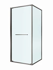 Душевой уголок Cezares Lux 90*100*195 профиль оружейная сталь без поддона