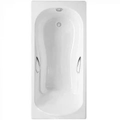 Чугунная ванна Delice Haiti Luxe 170х80 с ручками (комплект)