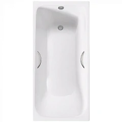 Чугунная ванна Delice Continental Plus 150х70 с ручками (комплект)