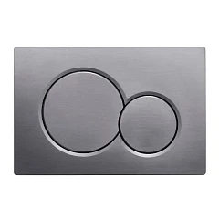 Клавиша смыва Vincea VFP-202GM вороненая сталь