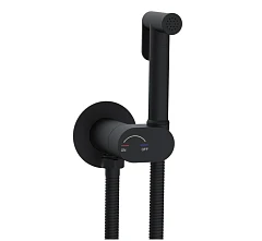 Гигиенический душ со смесителем WeltWasser HIGI R01 BL с прогрессивным картриджем черный матовый