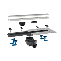 Душевой лоток Bettoserb Премиум/Premium 75 см с основой под плитку хром матовый