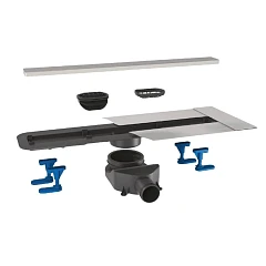 Душевой лоток Bettoserb Фреймлес/Frameless 85 см с основой под плитку хром матовый