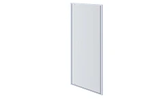 Душевая дверь в нишу Aquatek Ария 90*200 L/R распашная, профиль хром без поддона