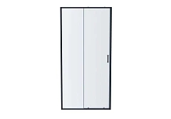 Душевая дверь в нишу Aquatek Ария 120*200 L/R раздвижная, профиль оружейная сталь без поддона