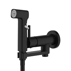 Гигиенический душ со смесителем Aquatek Ника AQ1819MB скрытый монтаж черный матовый