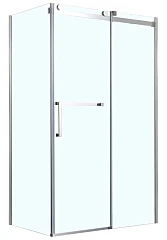 Душевое ограждение Azario Ванкувер 100х120х200 R прозрачное стекло 8 мм, цвет профиля серебро (без поддона)