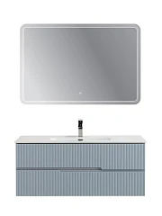 Комплект мебели Cezares Дуэт-Н/Duet-N 120 голубой жемчужный (раковина CZR-8095-120)